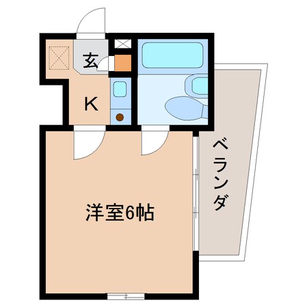 静岡駅 バス15分  一番町下車：停歩3分 2階の物件間取画像